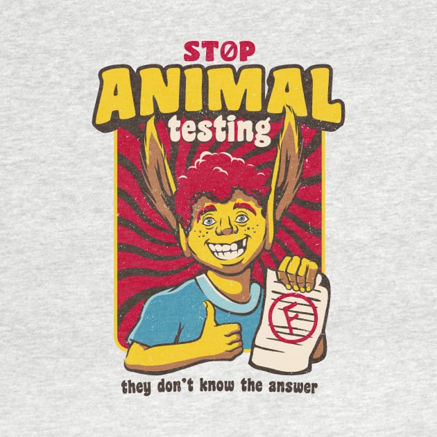 Stop Animal Testing Vintage Back to School by Tobe Fonseca by Tobe_Fonseca